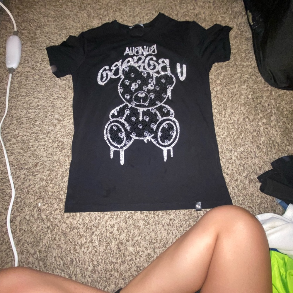Black Graphic Kids T-Shirt